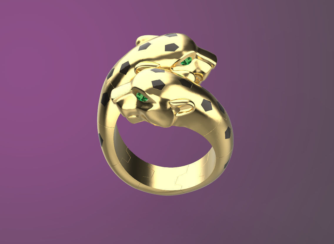 ring panther 3D print model_11