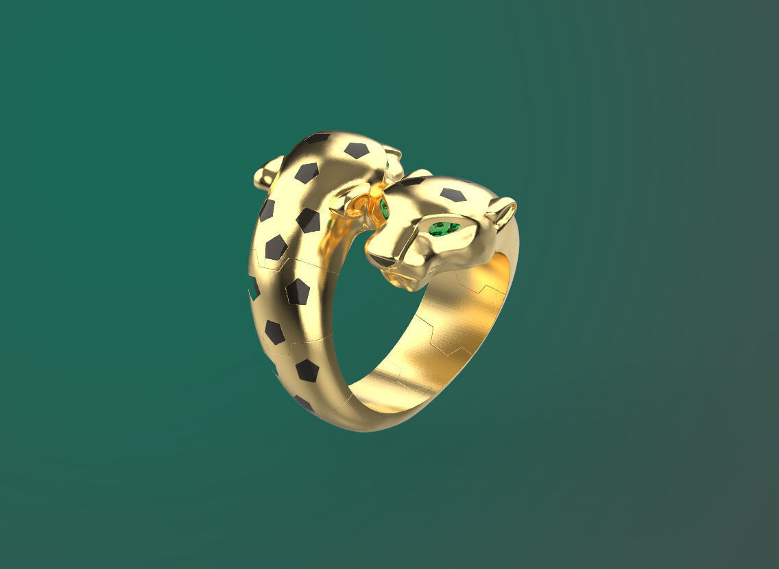 ring panther 3D print model_19