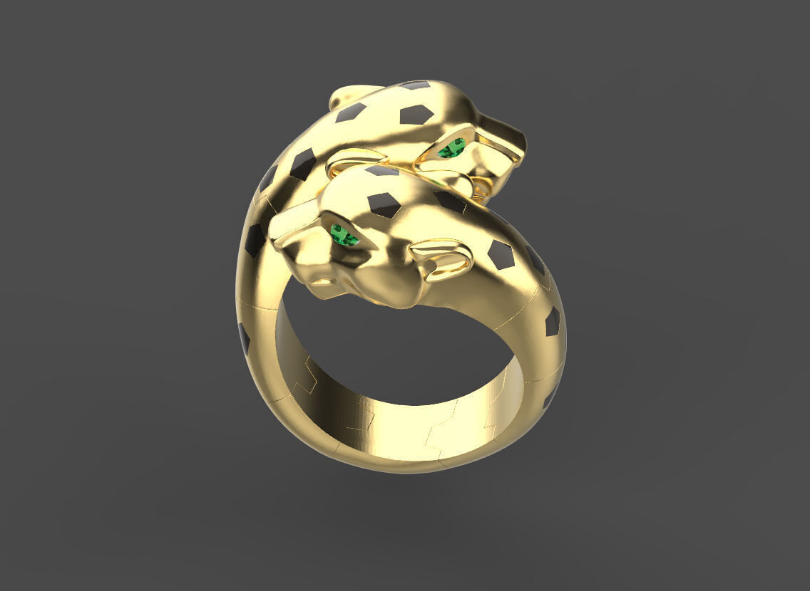 ring panther 3D print model_25