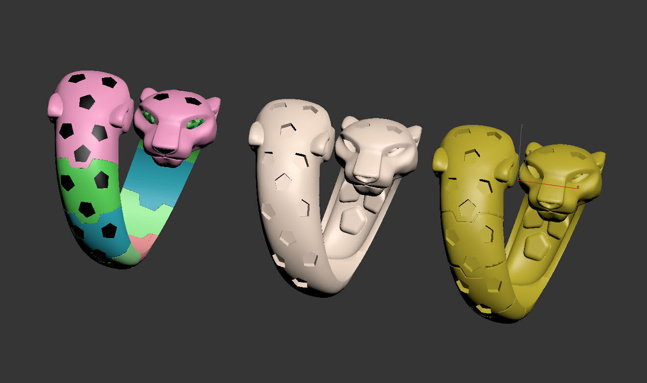 ring panther 3D print model_20