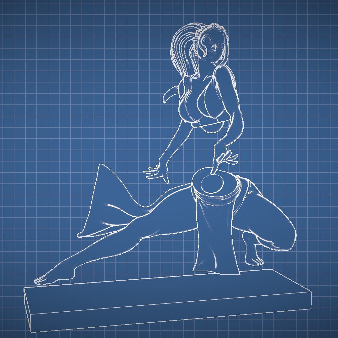 street fighter 3D print model_6