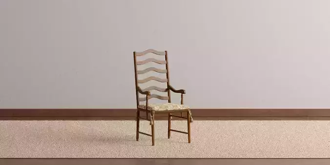 Antique Upholstered Armchair