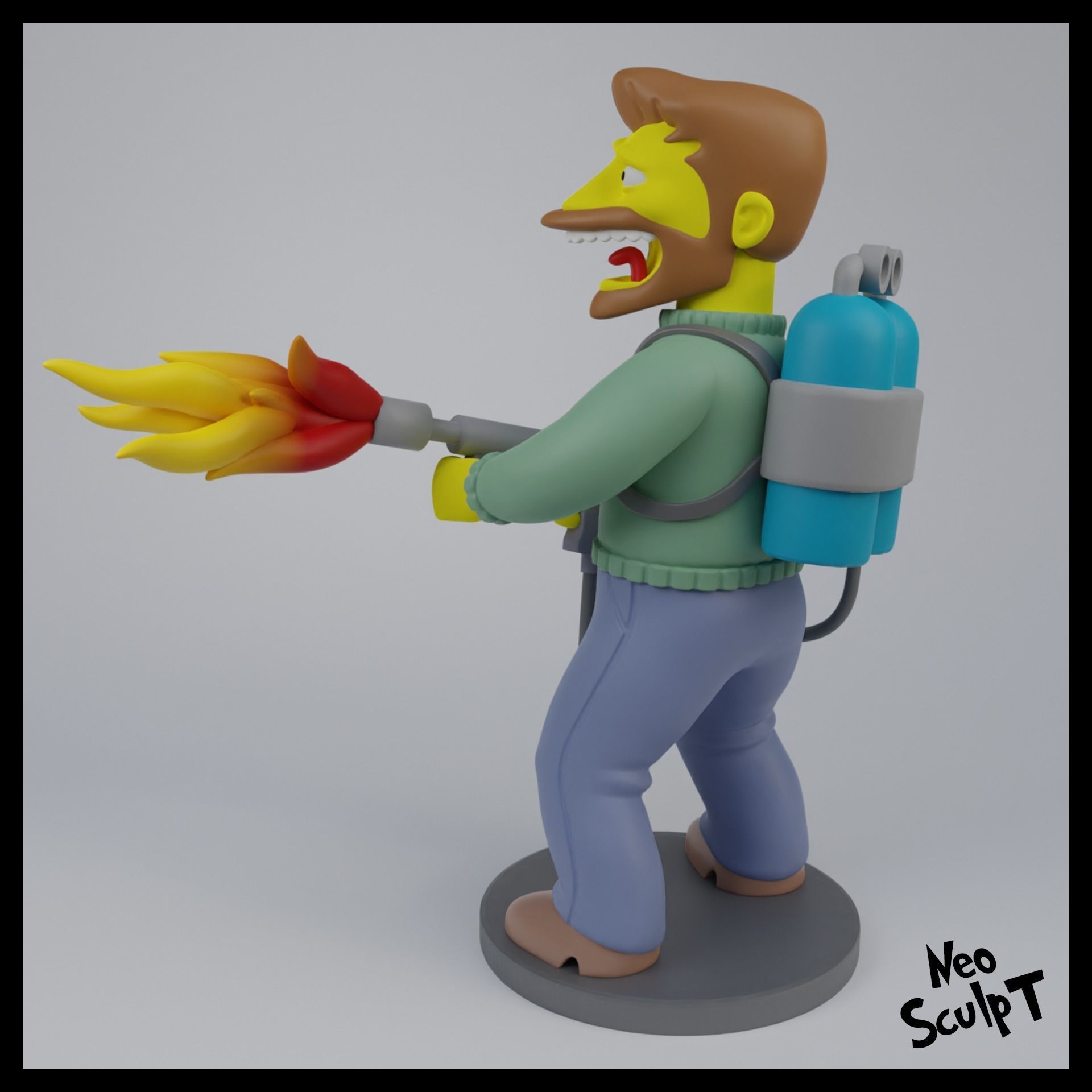 Hank Scorpio 3D print model_10