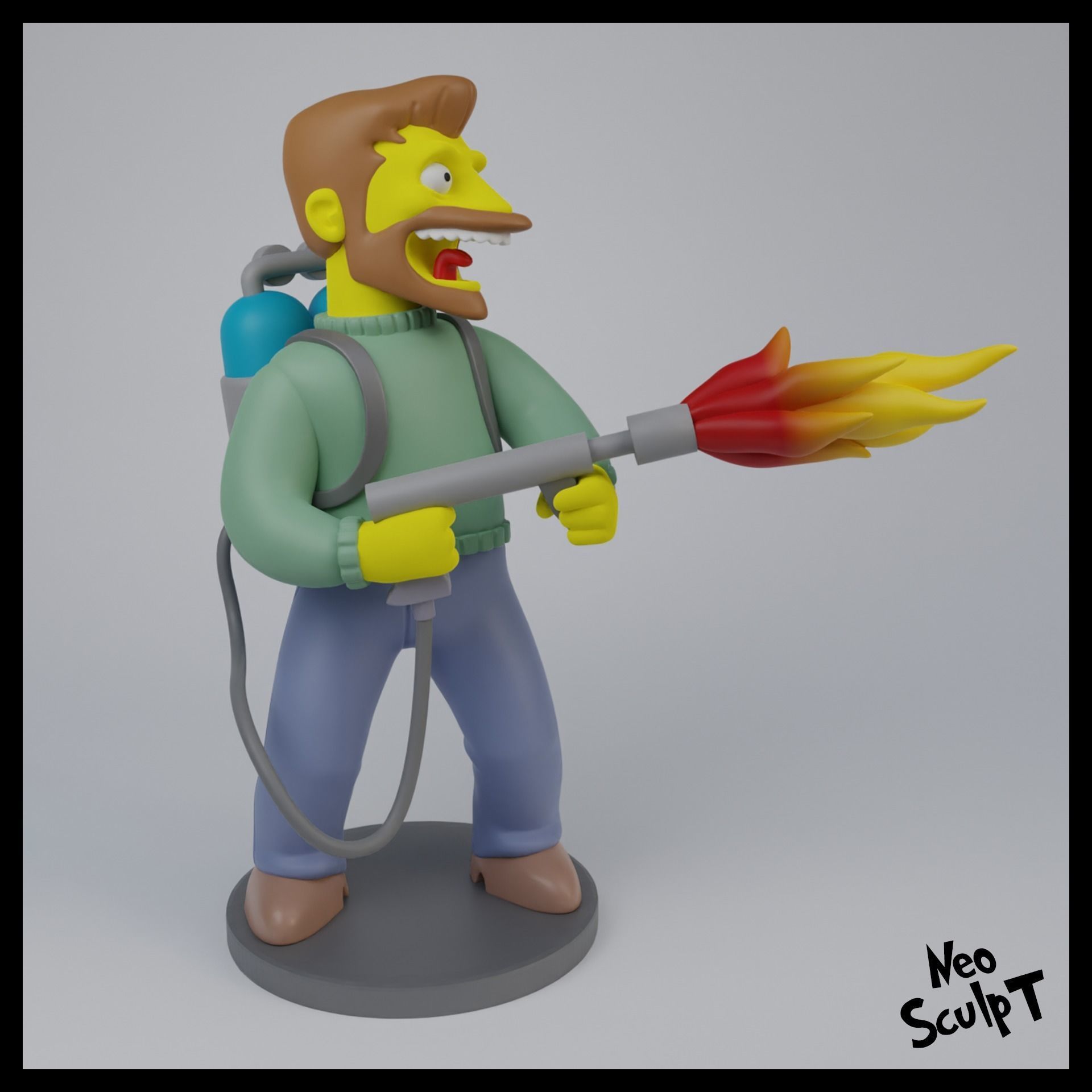 Hank Scorpio 3D print model_8