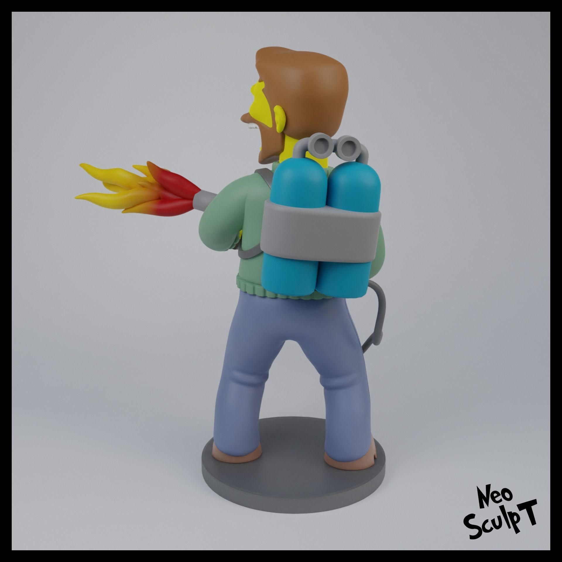 Hank Scorpio 3D print model_9