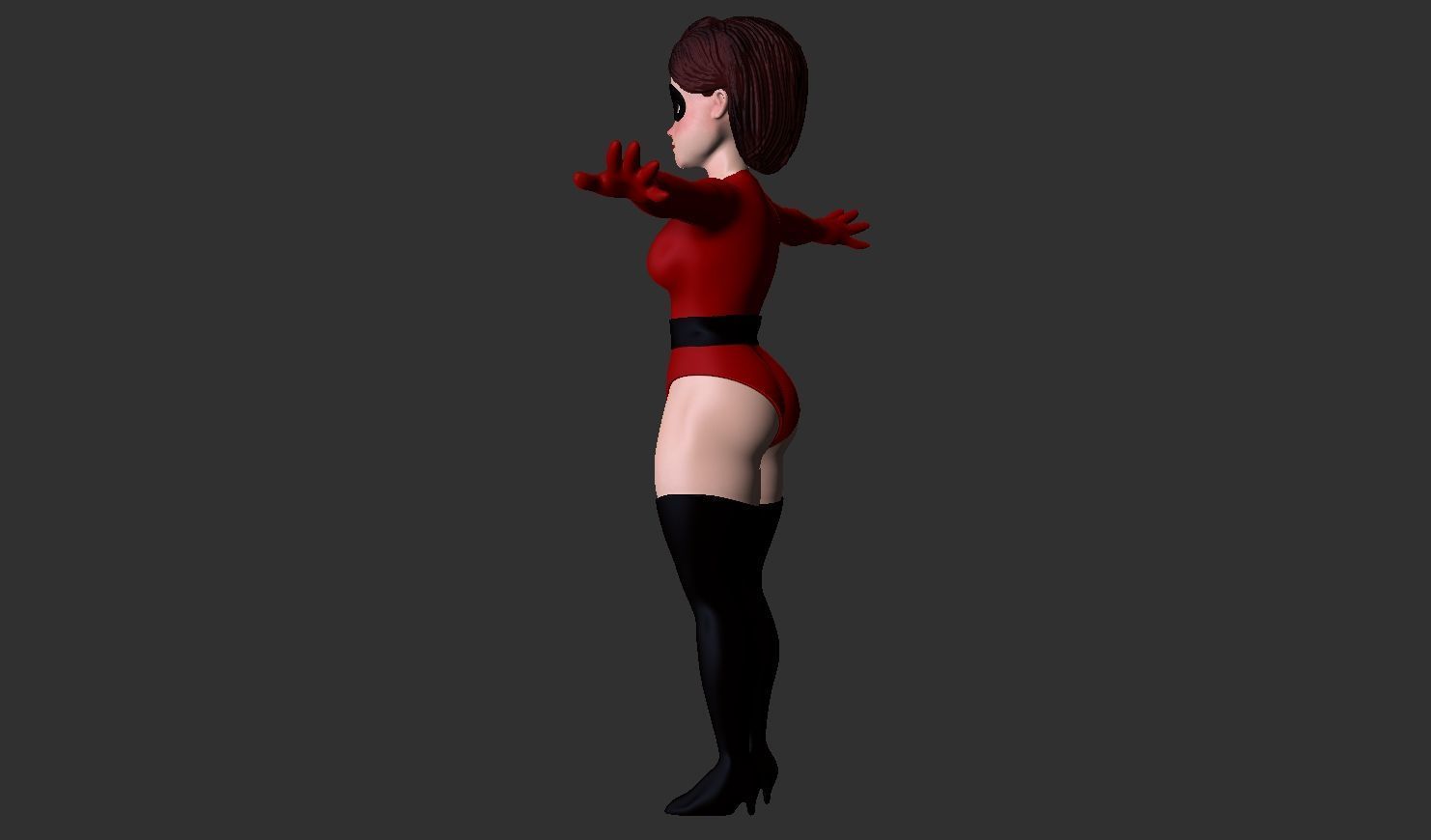 Mrs incredible marvel - Elastigirl 3D print model  3D print model_2