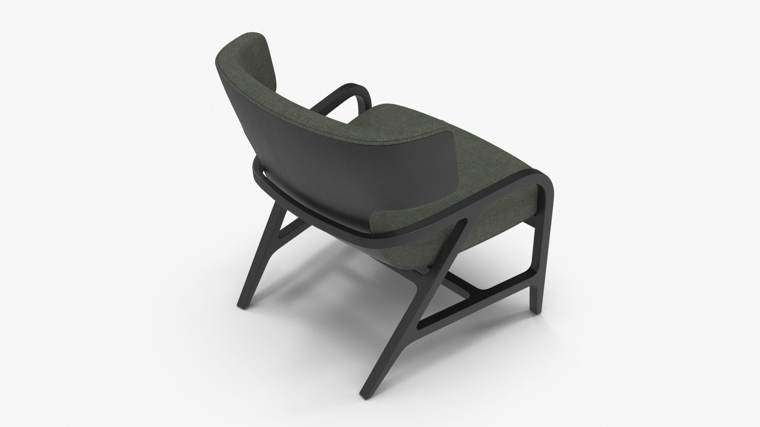 Maxalto Fulgens LXPL chair Low-poly 3D model_3