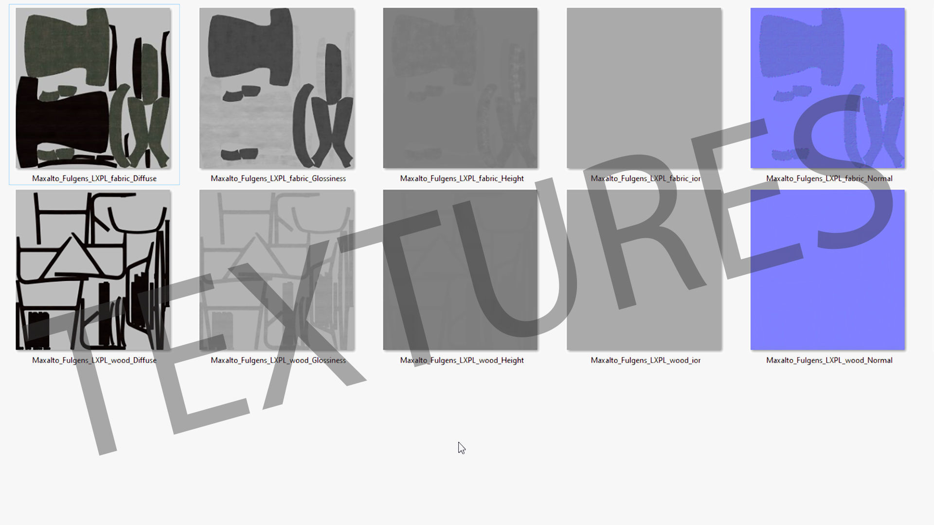 Maxalto Fulgens LXPL chair Low-poly 3D model_27