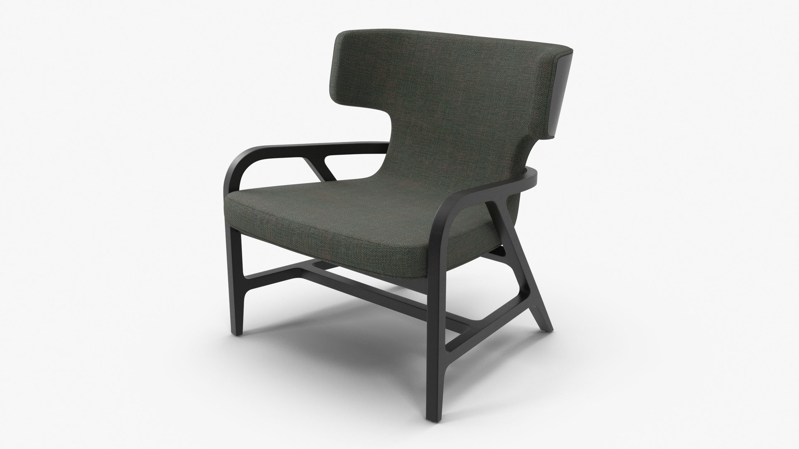 Maxalto Fulgens LXPL chair Low-poly 3D model_4