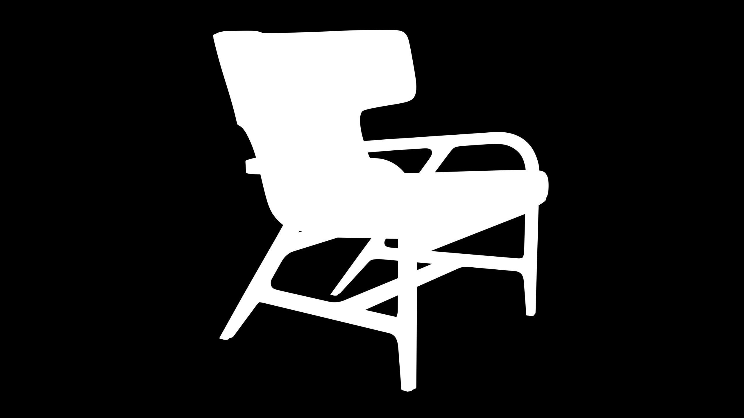 Maxalto Fulgens LXPL chair Low-poly 3D model_2