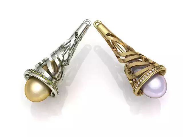 pendants spral 333 3D print model