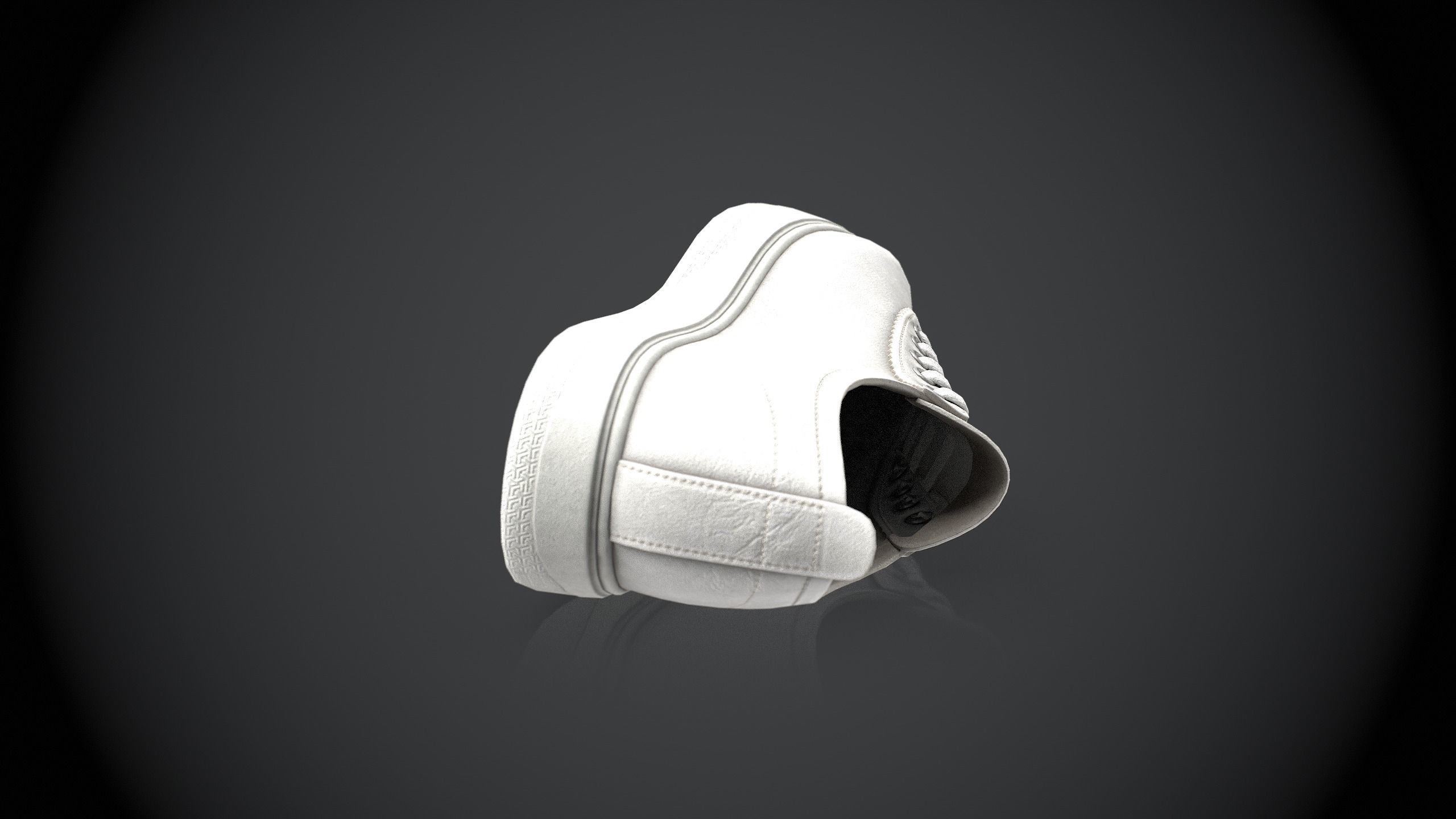 Sneakers Low-poly 3D model_7