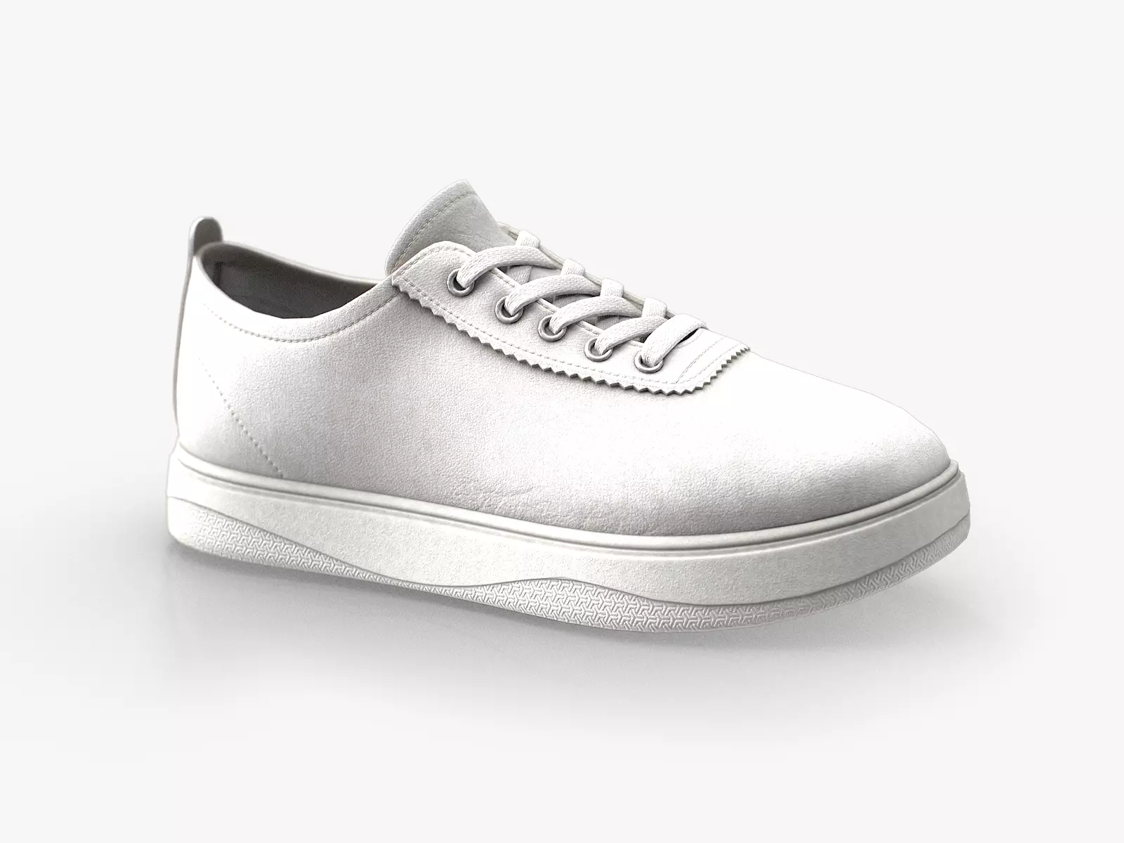 Sneakers Low-poly 3D model_0