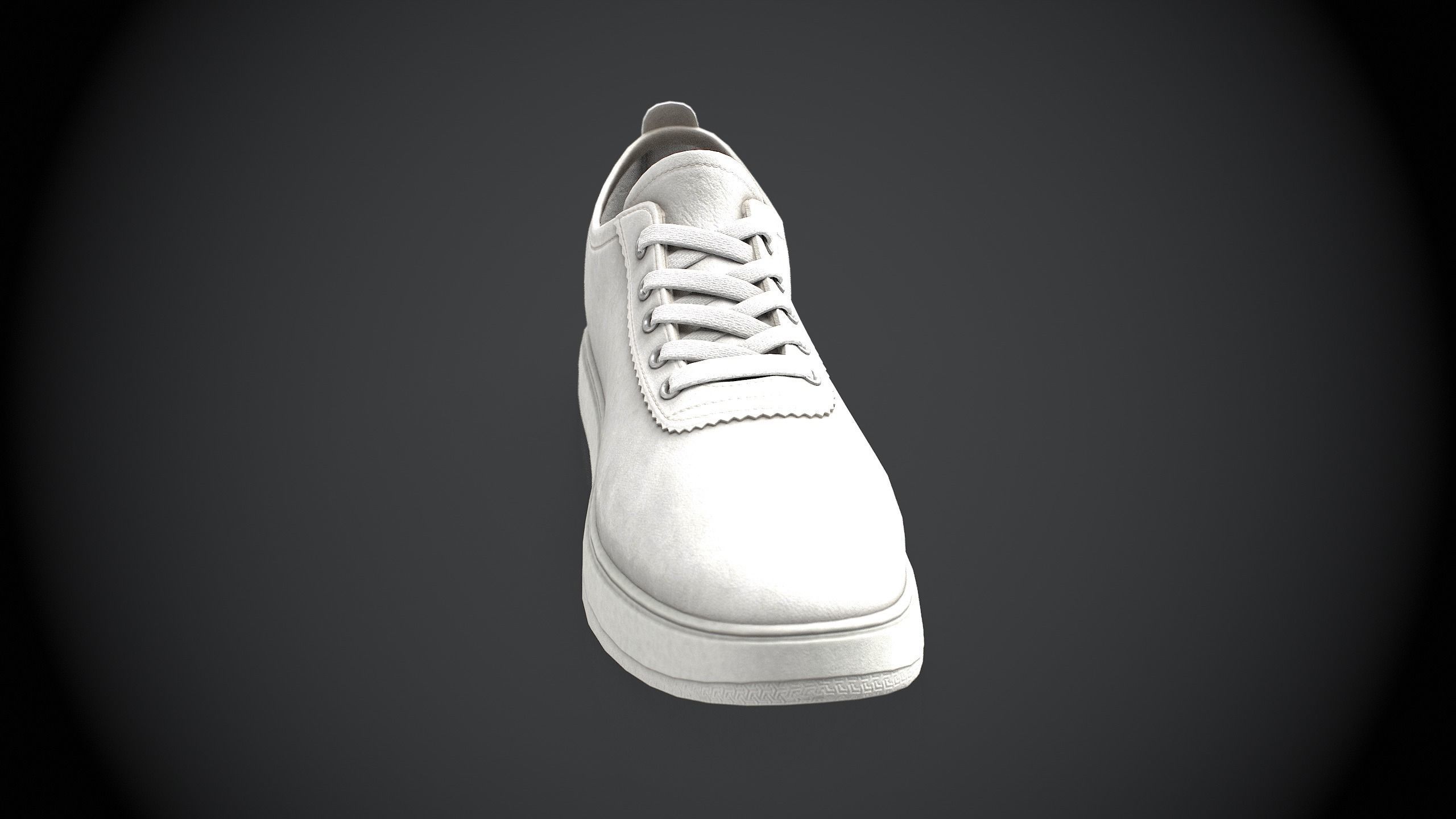 Sneakers Low-poly 3D model_4