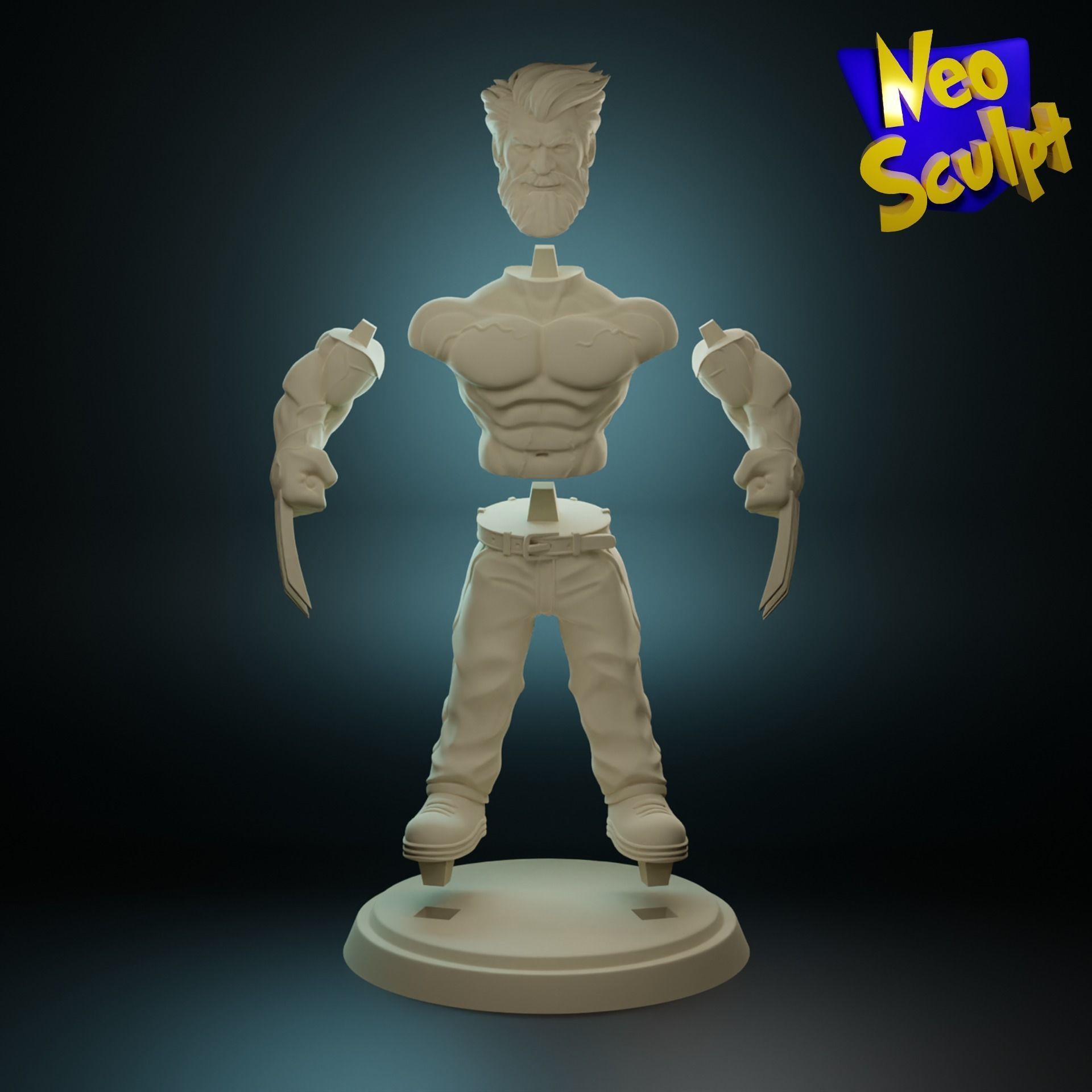 Old Logan 3D print model_6