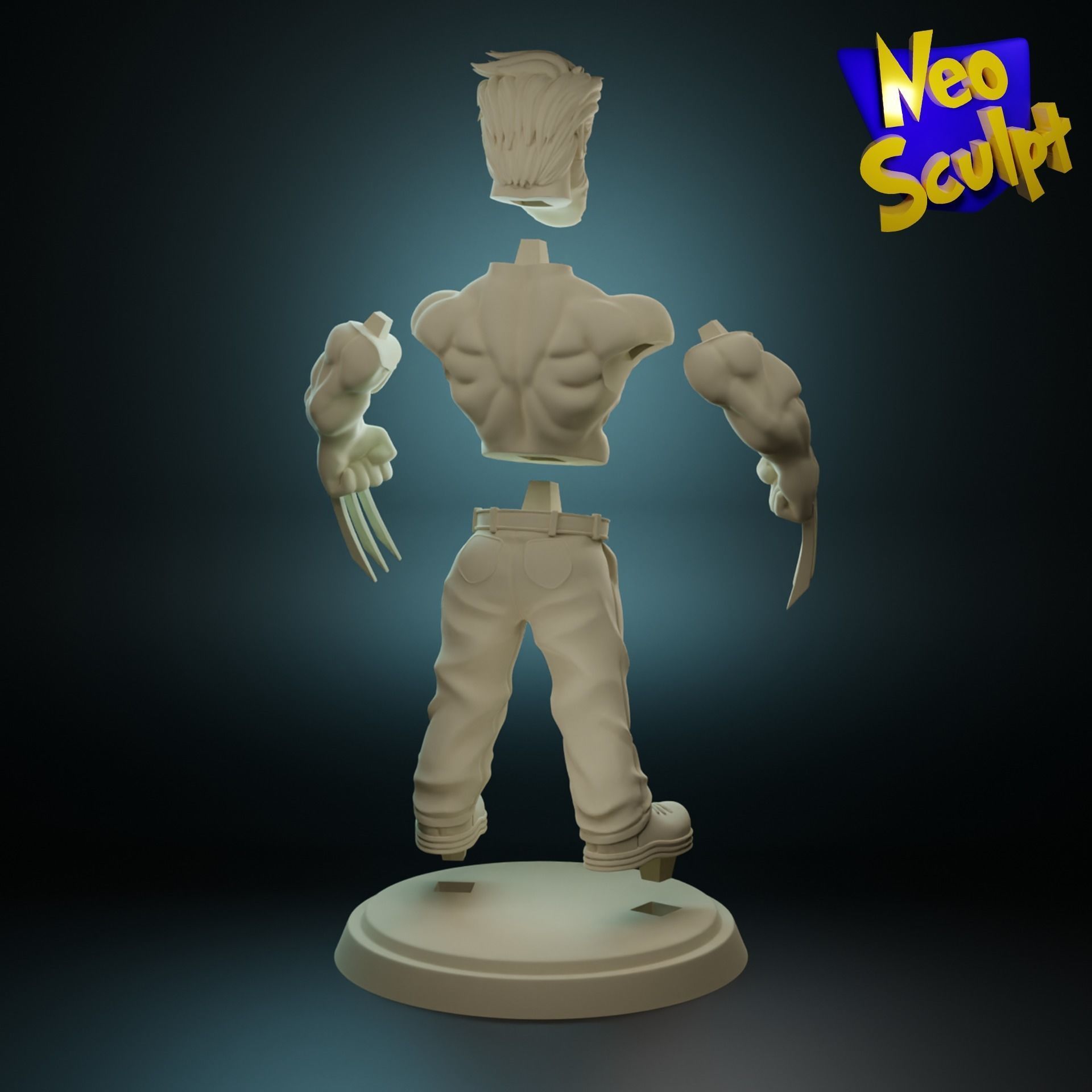 Old Logan 3D print model_8