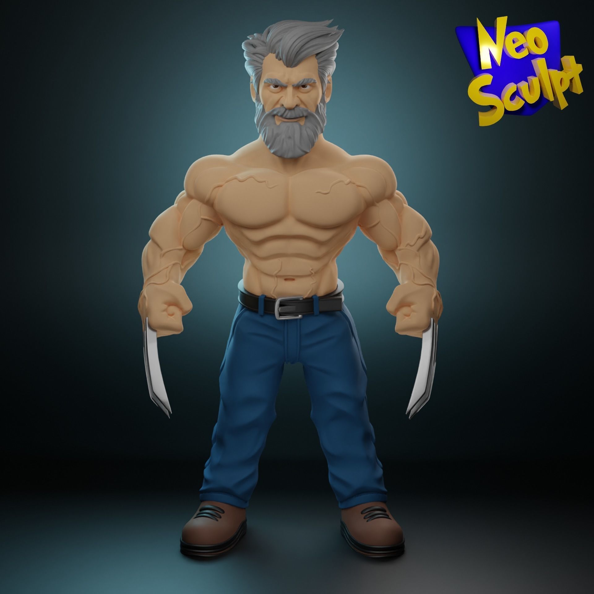 Old Logan 3D print model_1