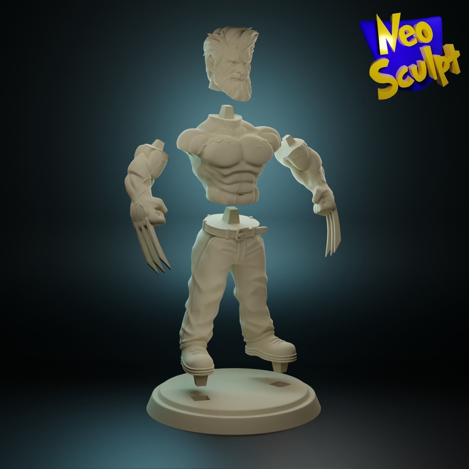 Old Logan 3D print model_7