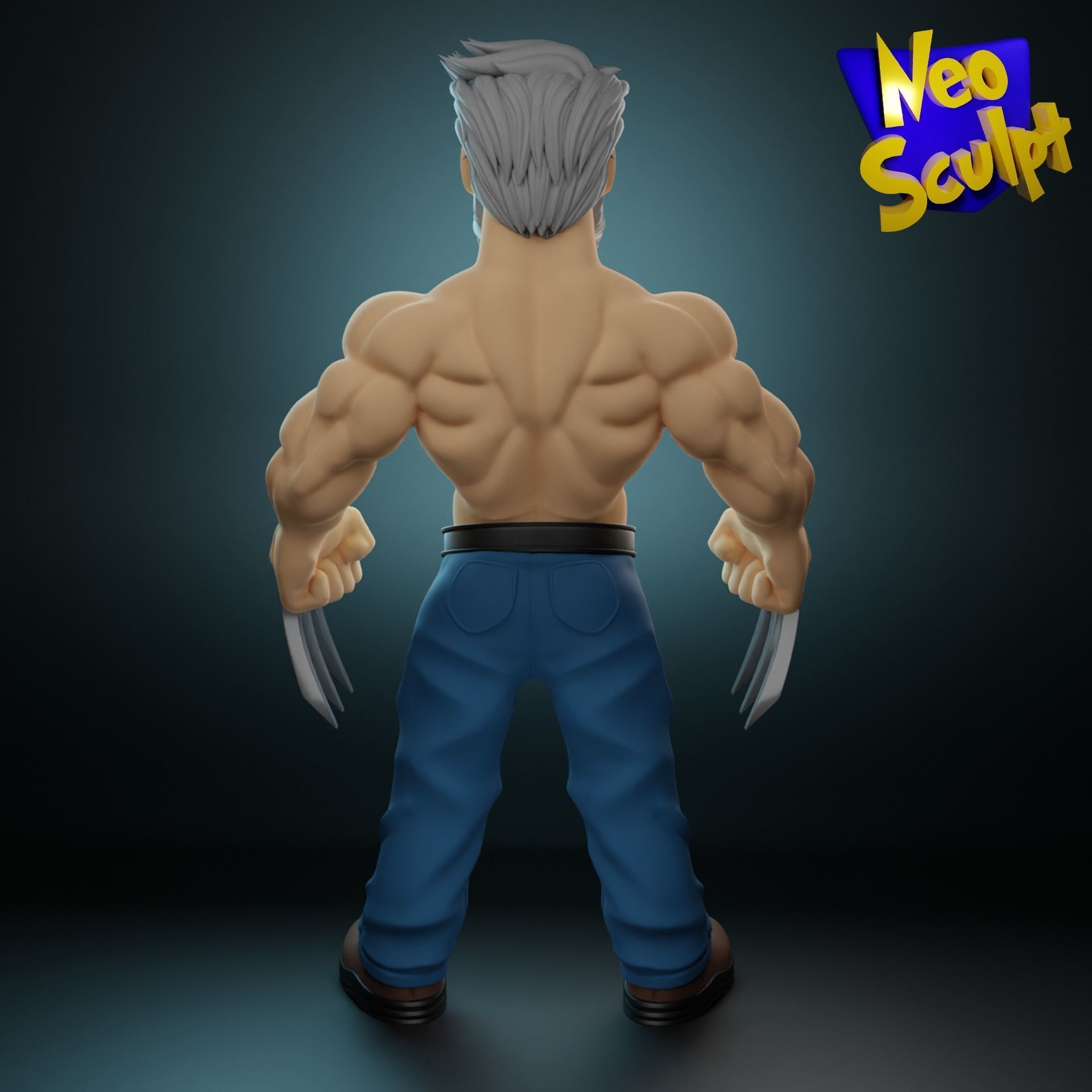 Old Logan 3D print model_3