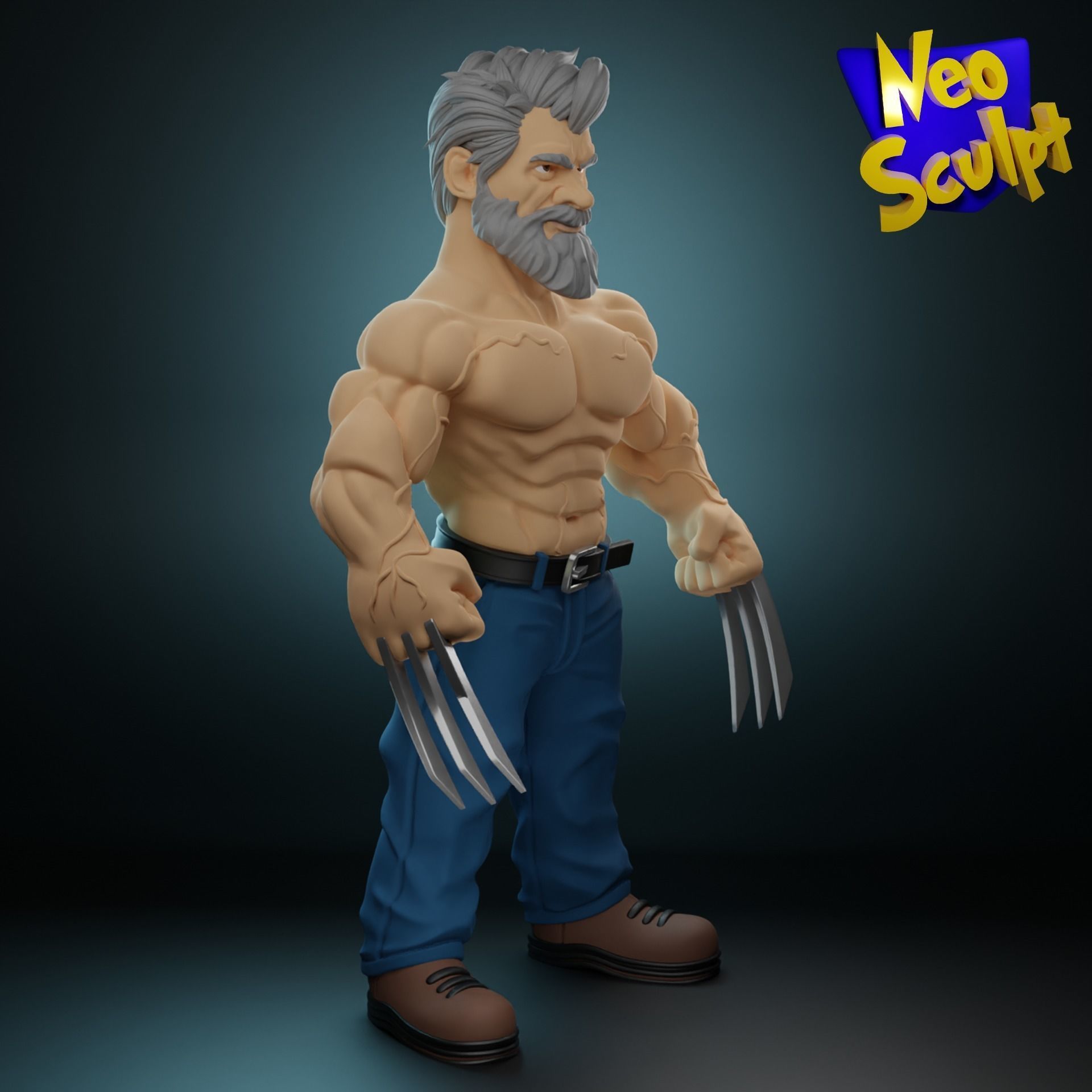 Old Logan 3D print model_2