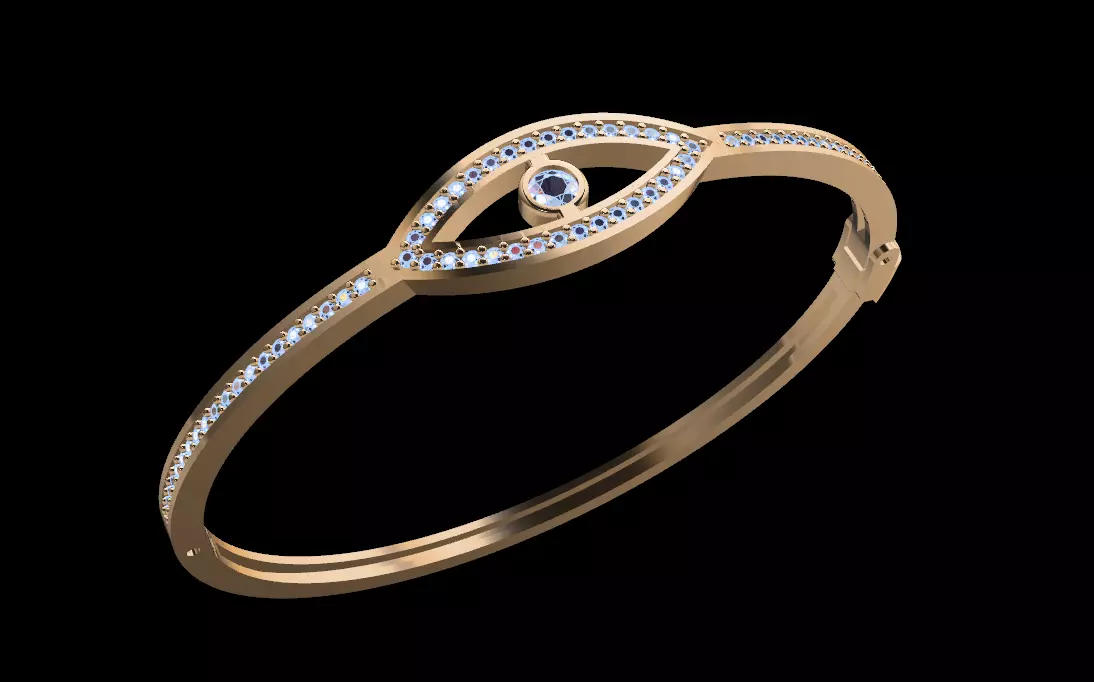 Diamond Bracelet 46 3D print model_0
