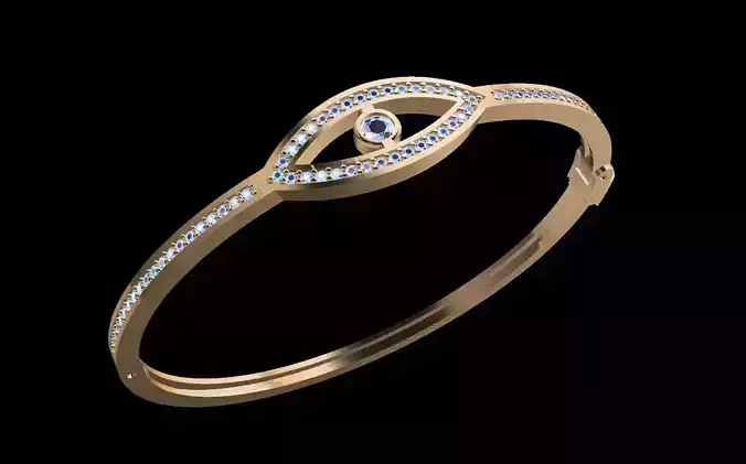 Diamond Bracelet 46 3D print model