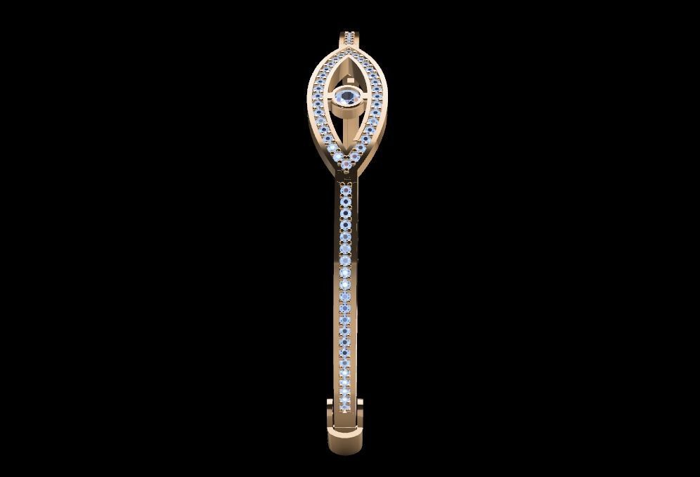 Diamond Bracelet 46 3D print model_2