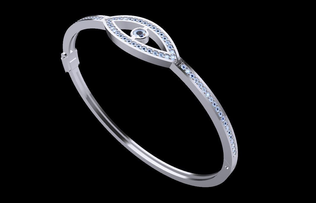 Diamond Bracelet 46 3D print model_3