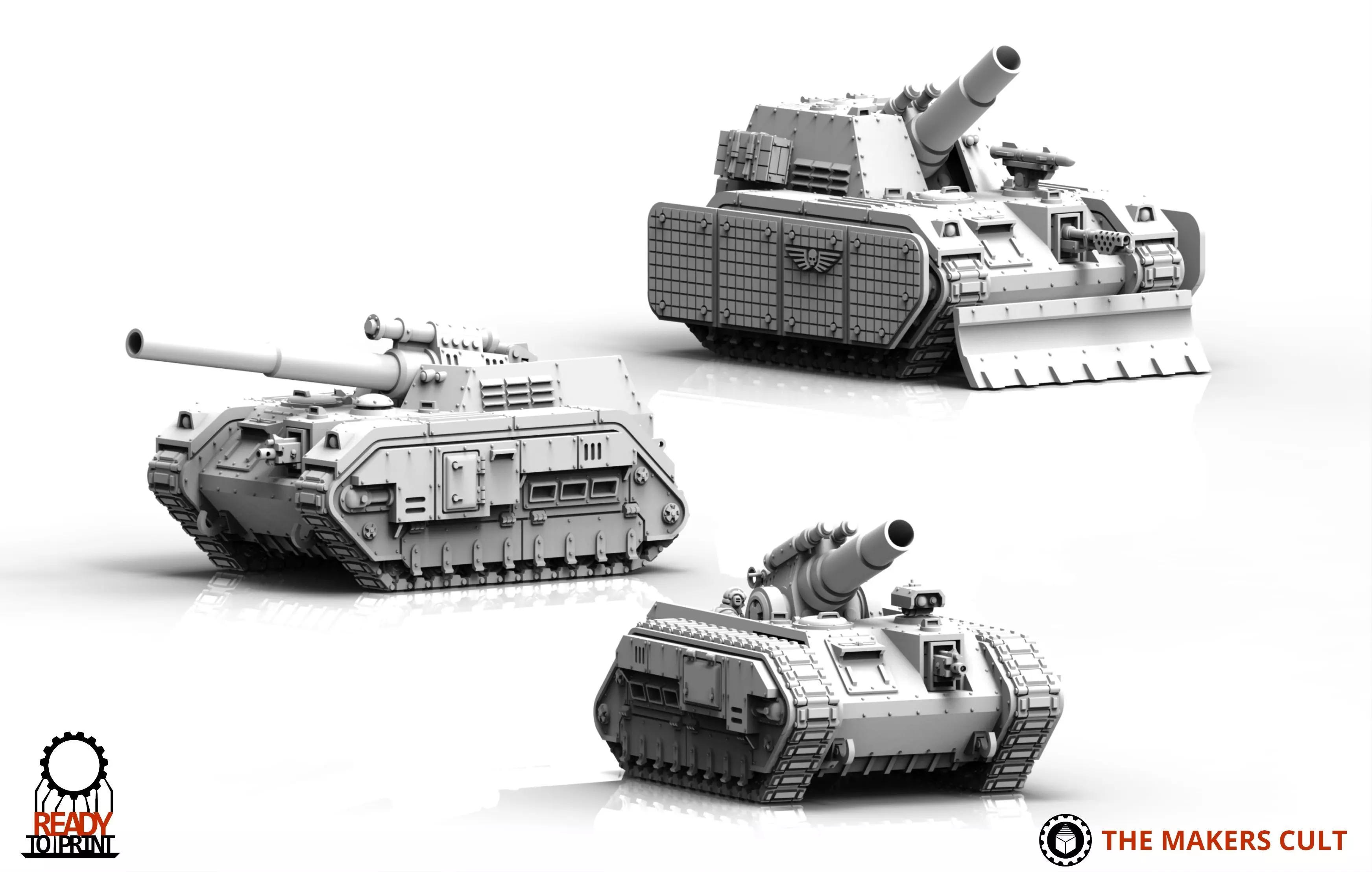 Universal Guard - Artillery Tank 3D print model