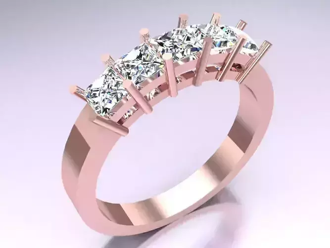 Diamond Ring - Womens Rings - N326235 3D print model