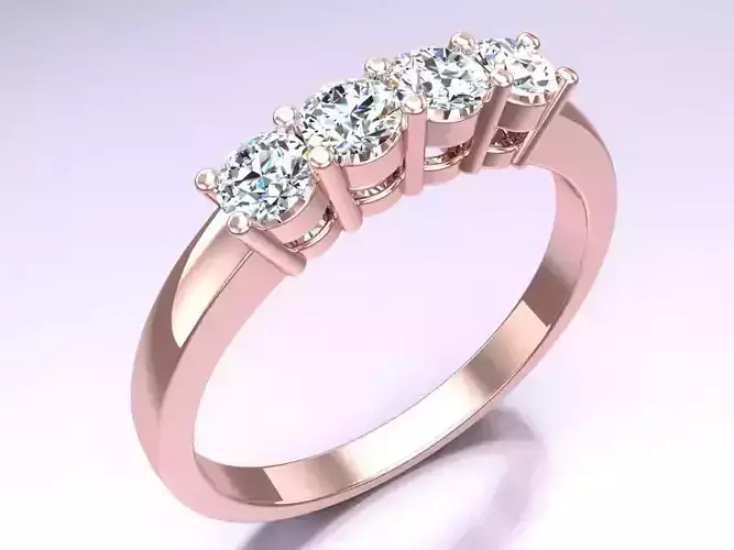 Diamond Ring - Womens Rings - N326329 3D print model