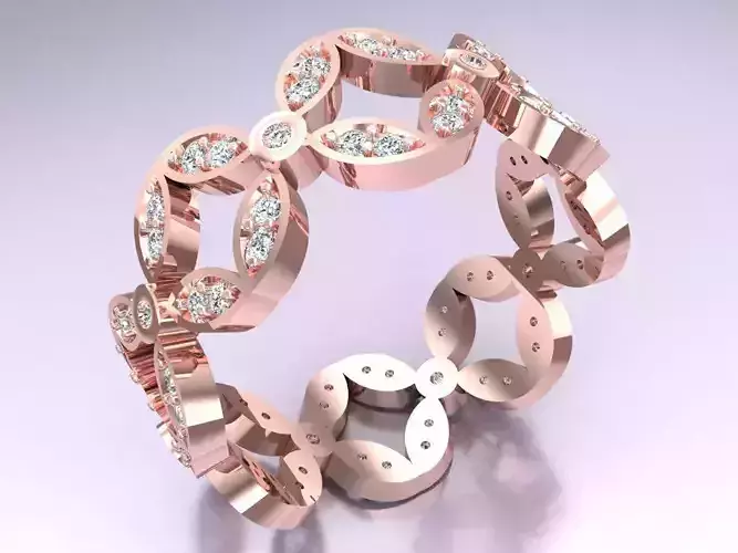 Diamond Ring - Womens Rings - N326341 3D print model