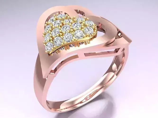 Diamond Ring - Womens Rings - N326351 3D print model