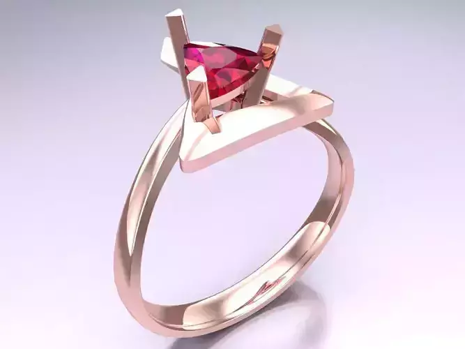 Diamond Ring - Womens Rings - N326409 3D print model