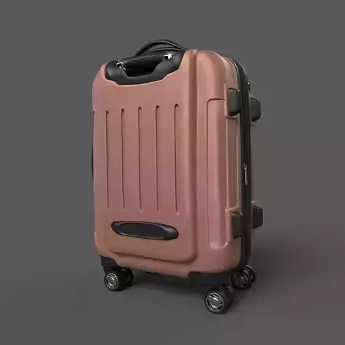 Renegade CarryOn HardSide Expandable Suitcase-RoseGold Low-poly 3D model