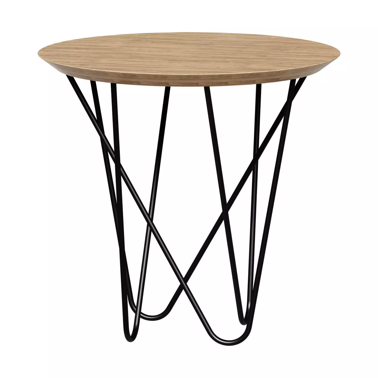 Yohsi 55 Side Table - Natural Oak 3D model_0