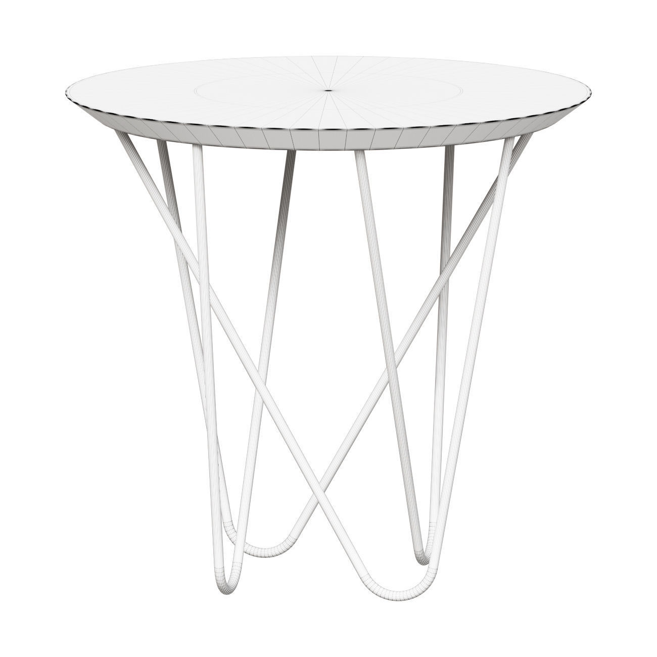 Yohsi 55 Side Table - Natural Oak 3D model_1