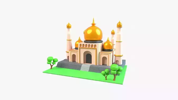 Mosque 3D Illustration