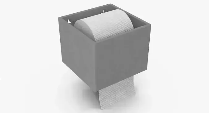 Cement Toilet Roll Holder