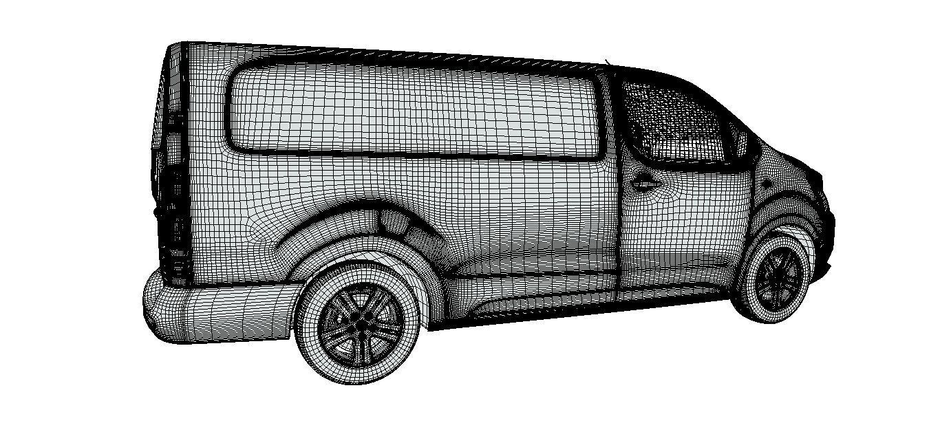 Vauxhall Vivaro Rigging Van 3D model_14