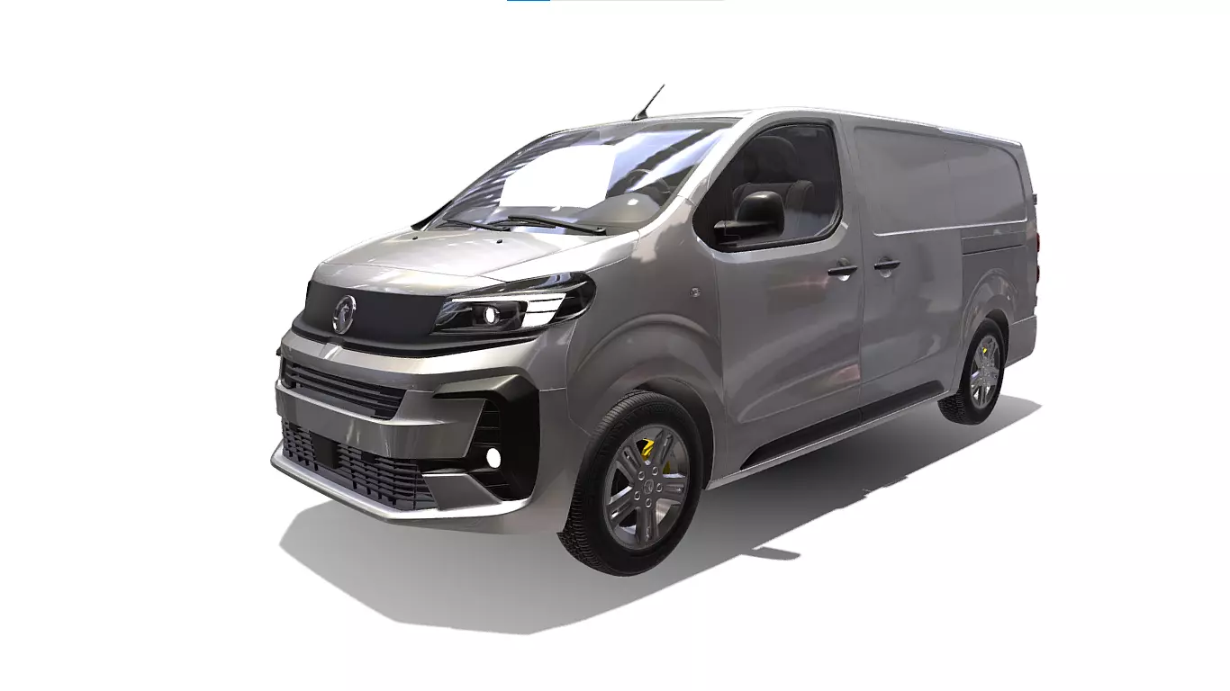 Vauxhall Vivaro Rigging Van 3D model_0