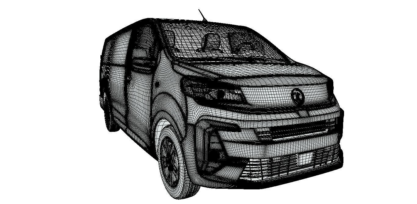Vauxhall Vivaro Rigging Van 3D model_13