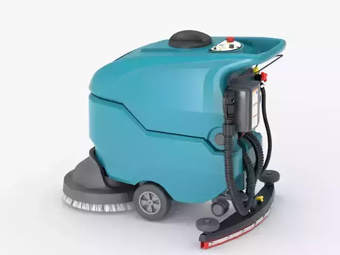Floor Scrubber Machine 3D model
