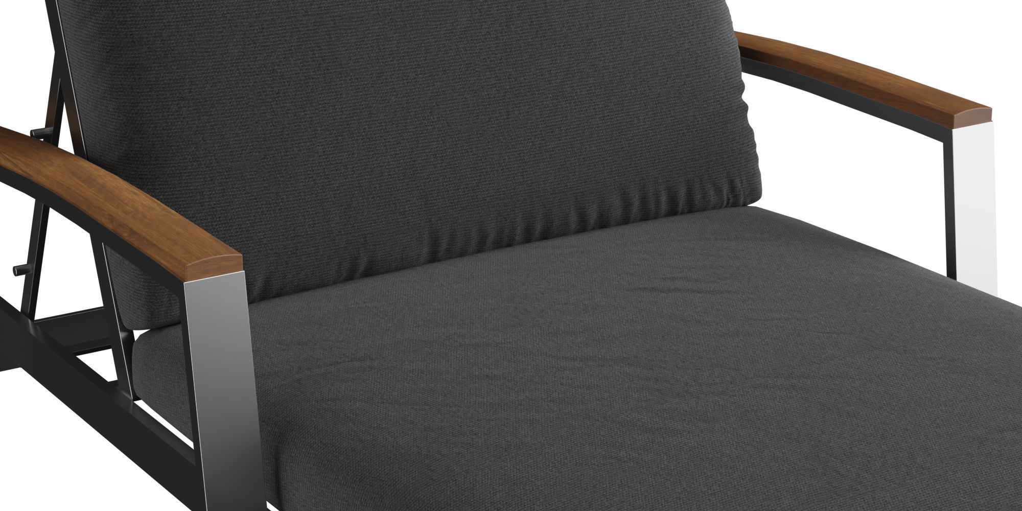 Cassie Reclining Chaise Lounge 3D model_2