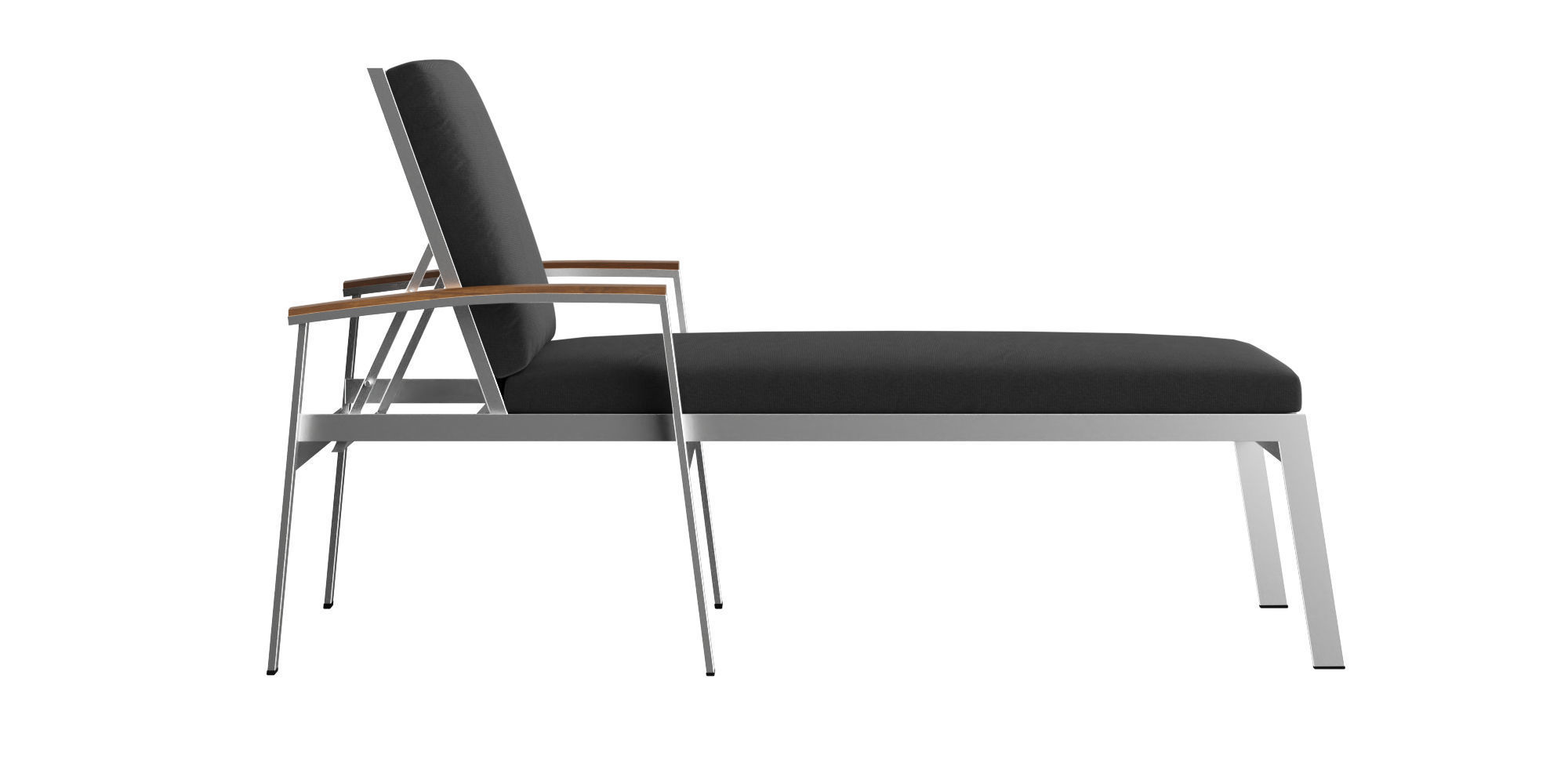 Cassie Reclining Chaise Lounge 3D model_3