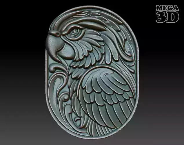 Parrot Basrelief 240605 3D print model