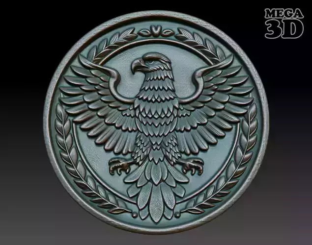 Eagle Basrelief 240605 3D print model