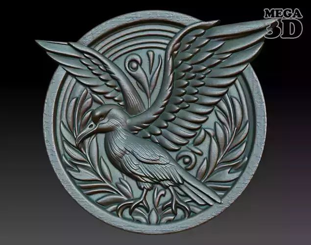 Albatross Basrelief 240605 3D print model