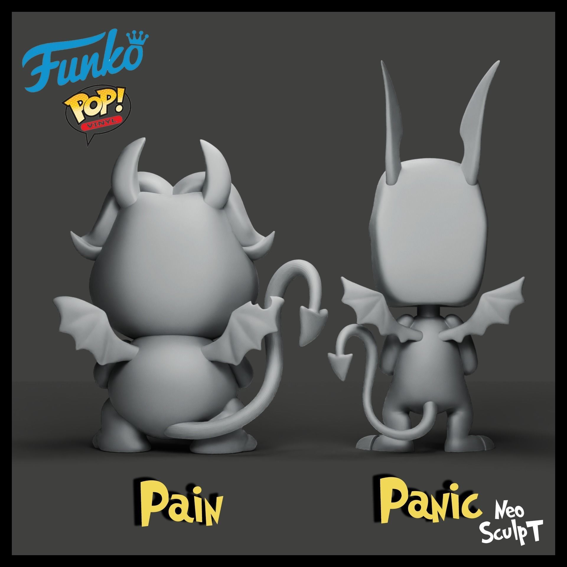 Pain and Panic 3D print model_5