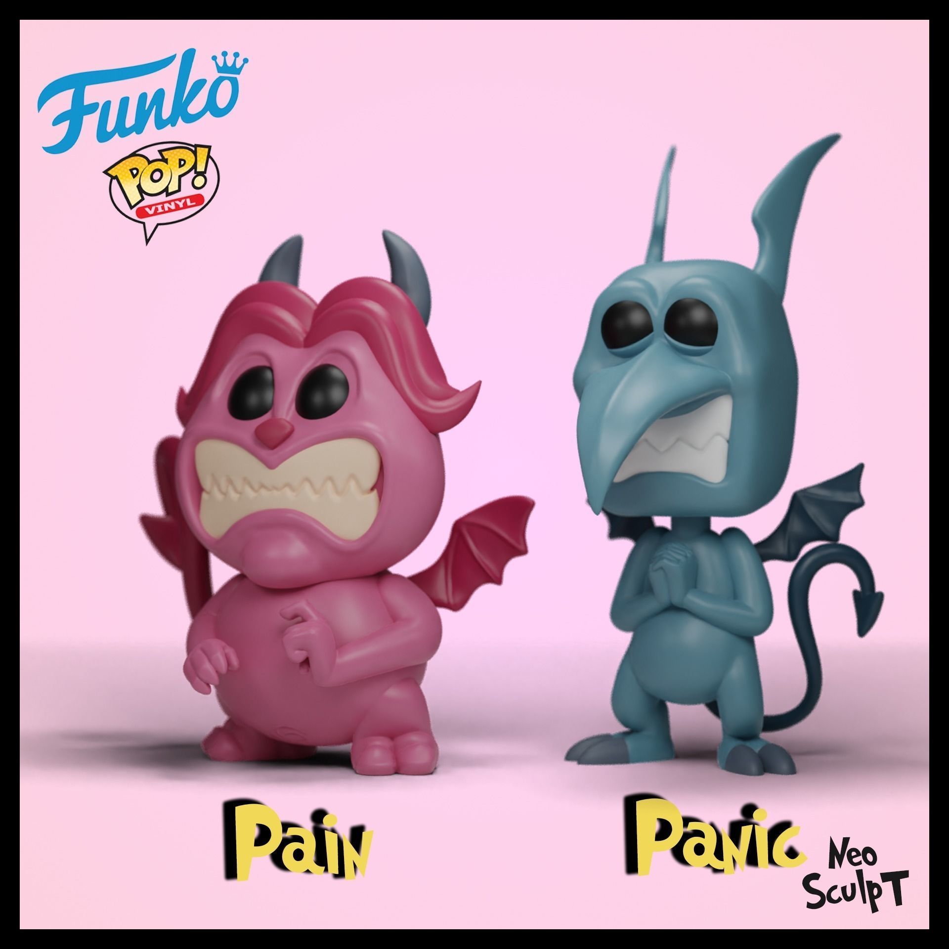 Pain and Panic 3D print model_1